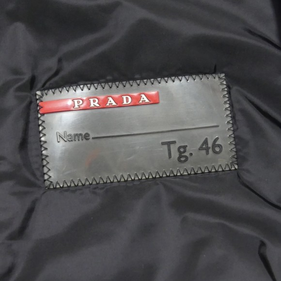 Prada Triangle Sport Nylon  Black Jacket - Picture 5 of 9